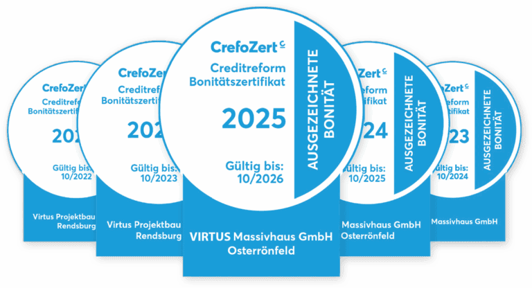 CrefoZert 2025 - Ausgezeichnete Bonität in Folge